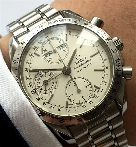 omega speedmaster triple date price|omega speedmaster automatic triple calendar.